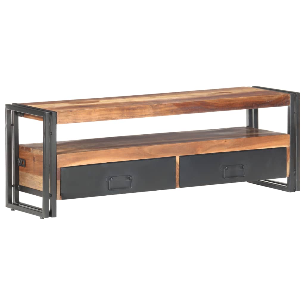 Tv-meubel 120x30x40 cm massief hout is nu te koop bij PeponiXL, paradijselijk wonen!