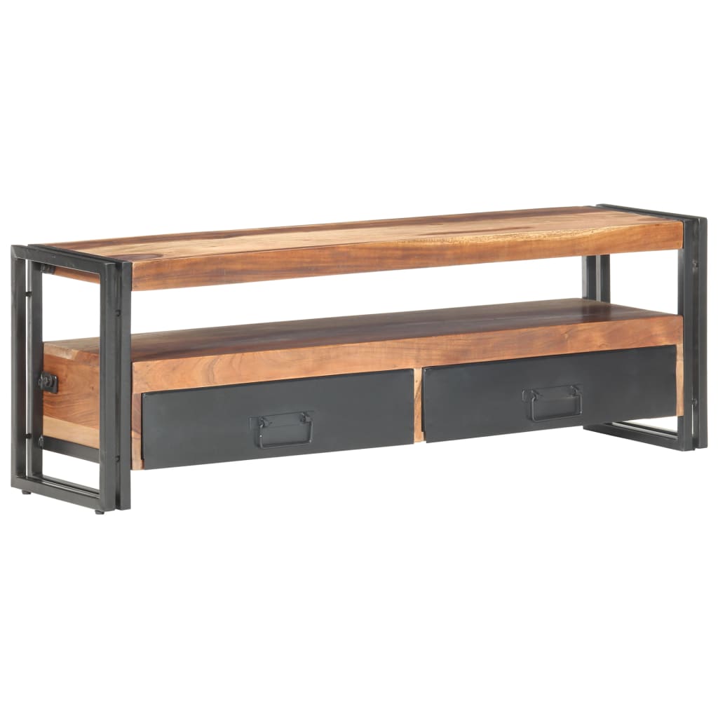 Tv-meubel 120x30x40 cm massief hout is nu te koop bij PeponiXL, paradijselijk wonen!