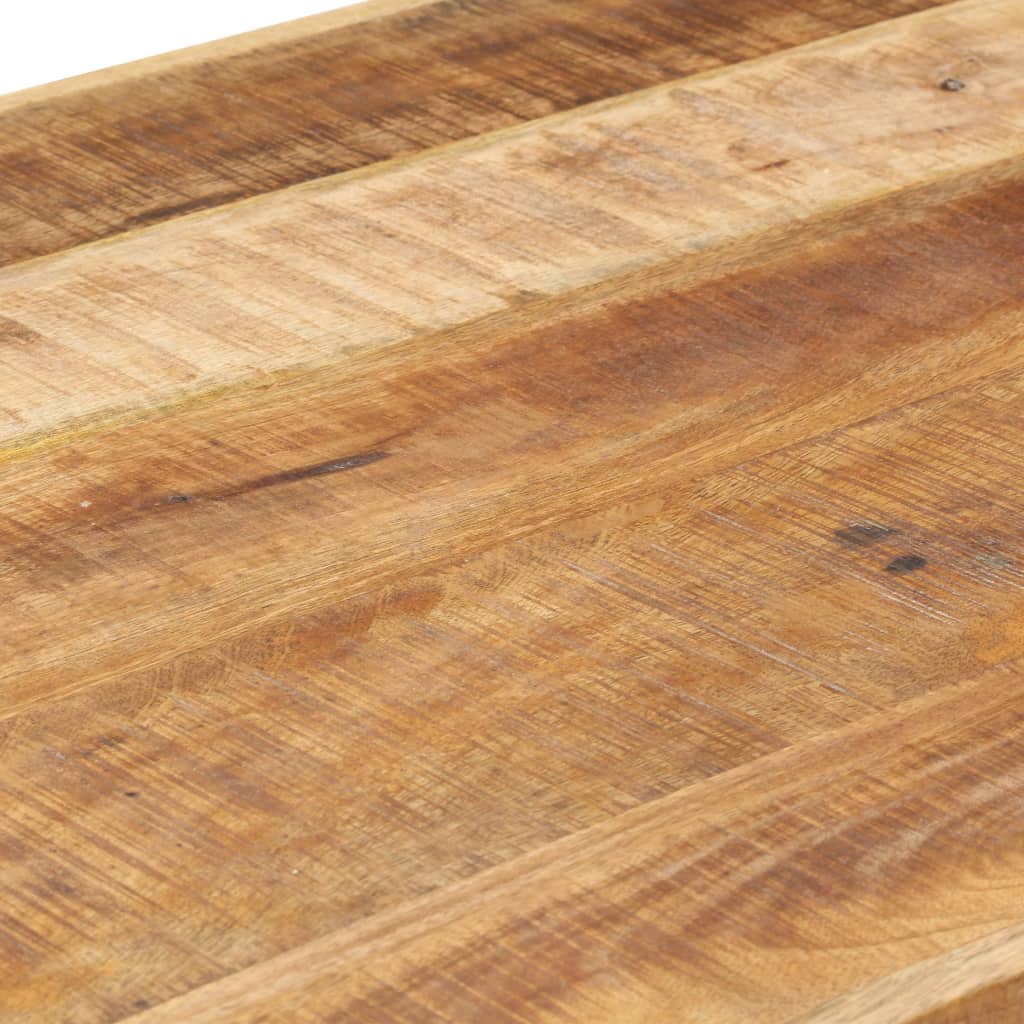 Eettafel 160x80x75 cm massief ruw mangohout is nu te koop bij PeponiXL, paradijselijk wonen!