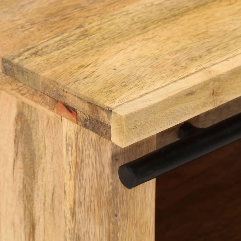 Tv-meubel 90x35x40 cm massief mangohout is nu te koop bij PeponiXL, paradijselijk wonen!