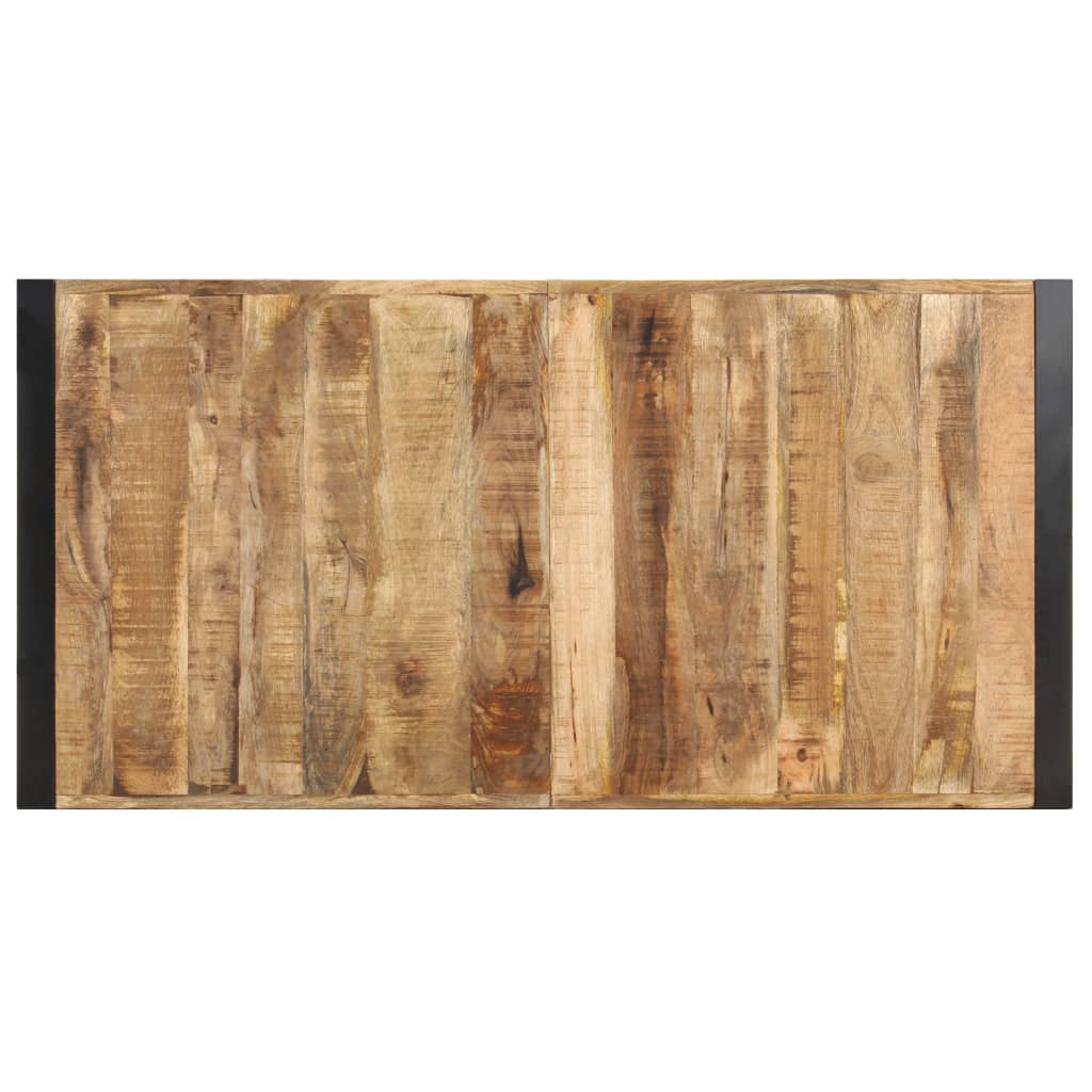 Salontafel 140x70x40 cm ruw mangohout