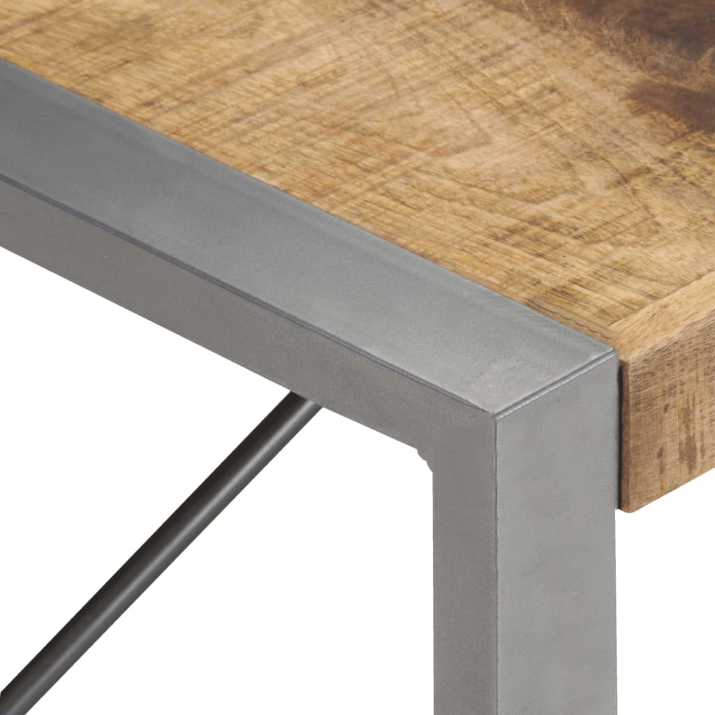 Salontafel 140x70x40 cm ruw mangohout is nu te koop bij PeponiXL, paradijselijk wonen!
