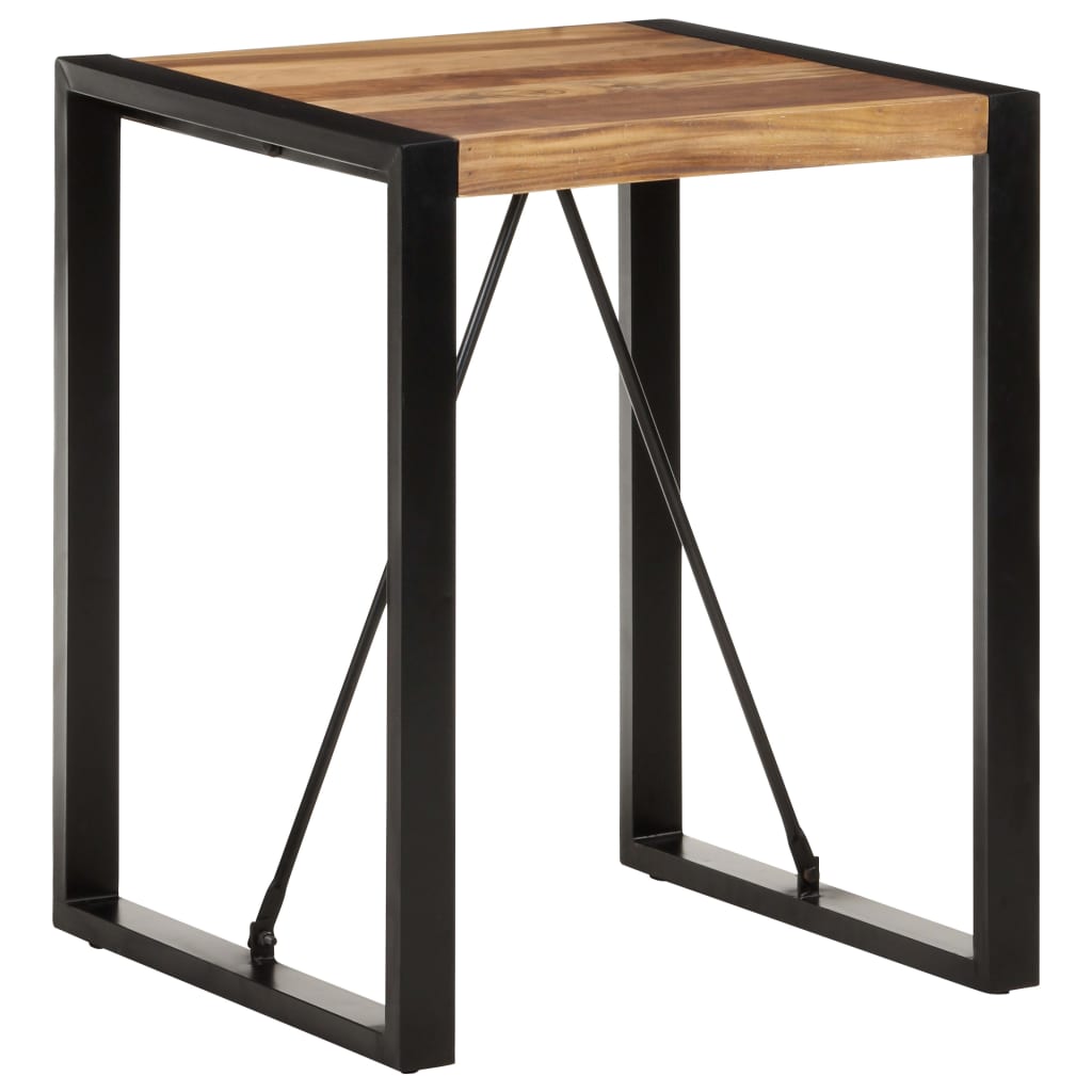 Eettafel 60x60x75 cm massief acaciahout is nu te koop bij PeponiXL, paradijselijk wonen!