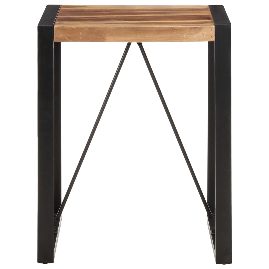Eettafel 60x60x75 cm massief acaciahout is nu te koop bij PeponiXL, paradijselijk wonen!