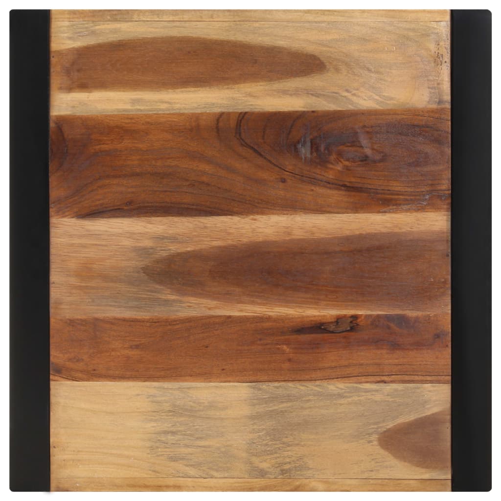 Eettafel 60x60x75 cm massief acaciahout is nu te koop bij PeponiXL, paradijselijk wonen!