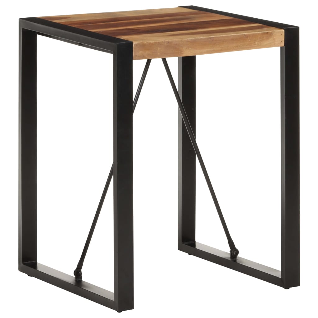 Eettafel 60x60x75 cm massief acaciahout is nu te koop bij PeponiXL, paradijselijk wonen!