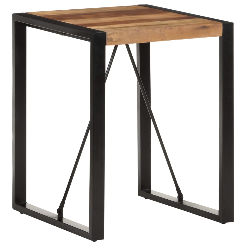 Eettafel 60x60x75 cm massief acaciahout is nu te koop bij PeponiXL, paradijselijk wonen!
