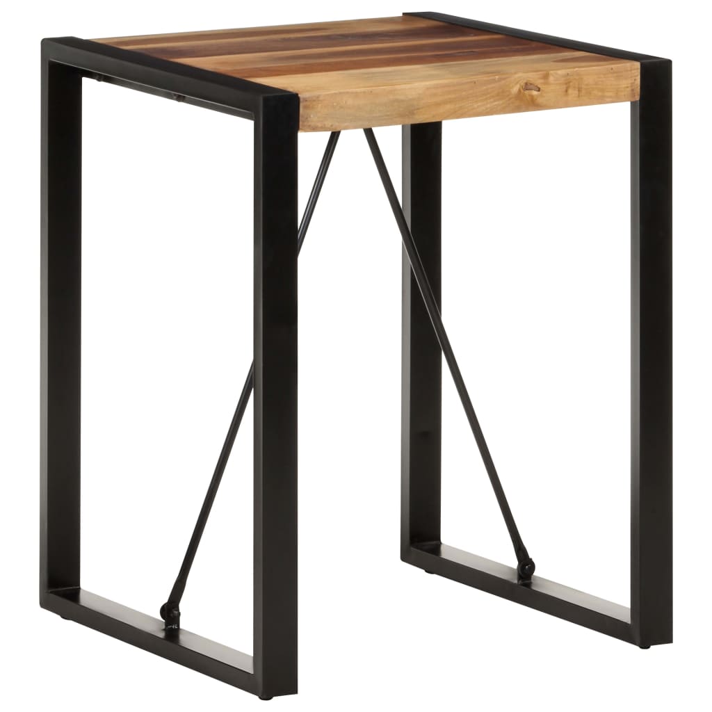 Eettafel 60x60x75 cm massief acaciahout is nu te koop bij PeponiXL, paradijselijk wonen!