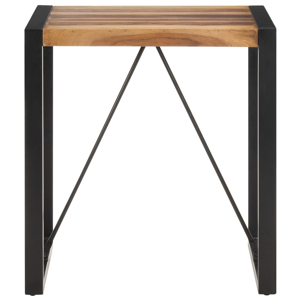 Eettafel 70x70x75 cm massief acaciahout is nu te koop bij PeponiXL, paradijselijk wonen!
