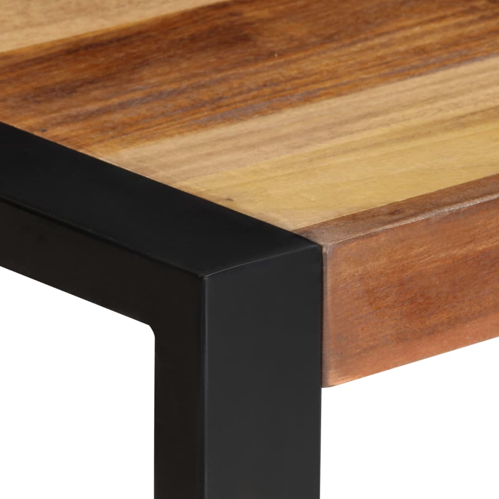 Eettafel 70x70x75 cm massief acaciahout is nu te koop bij PeponiXL, paradijselijk wonen!
