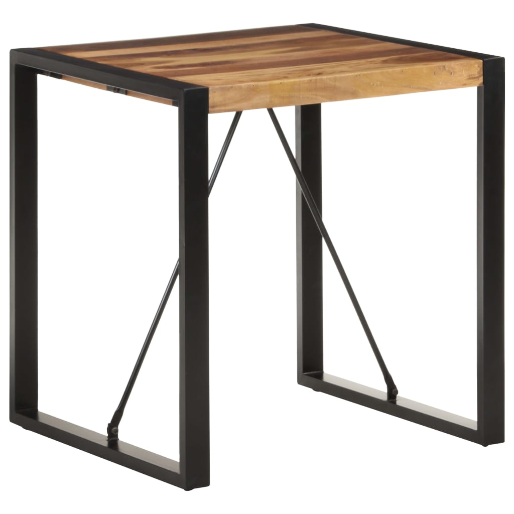 Eettafel 70x70x75 cm massief acaciahout is nu te koop bij PeponiXL, paradijselijk wonen!