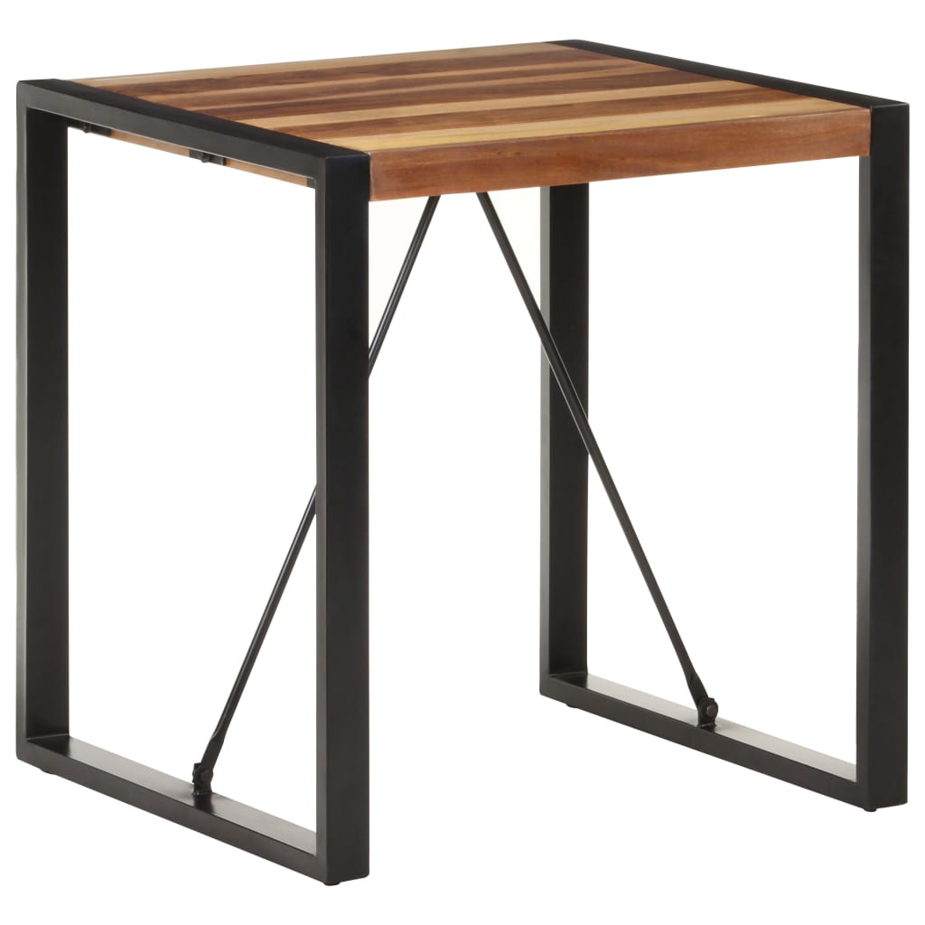 Eettafel 70x70x75 cm massief acaciahout is nu te koop bij PeponiXL, paradijselijk wonen!