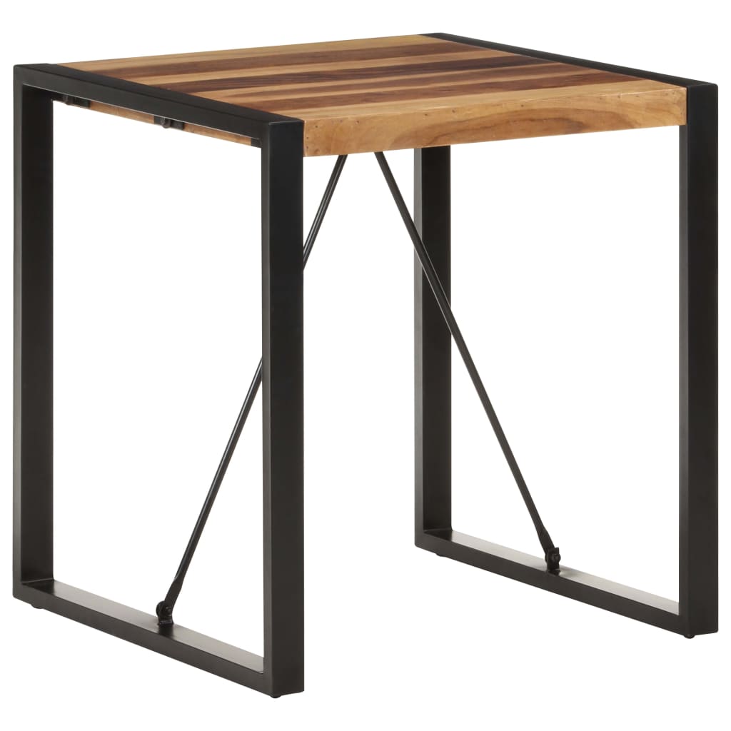 Eettafel 70x70x75 cm massief acaciahout is nu te koop bij PeponiXL, paradijselijk wonen!