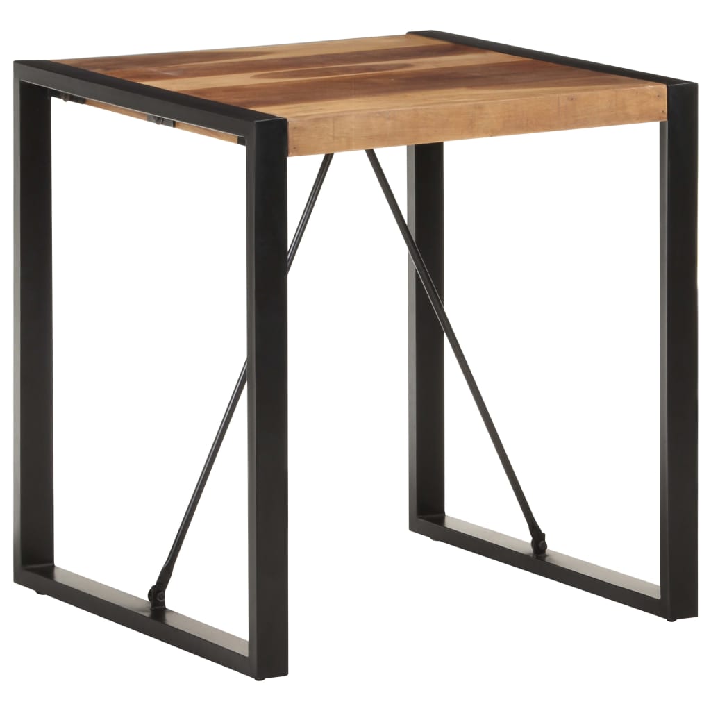 Eettafel 70x70x75 cm massief acaciahout is nu te koop bij PeponiXL, paradijselijk wonen!