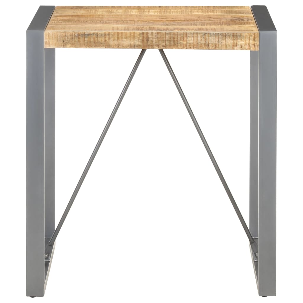 Eettafel 70x70x75 cm massief ruw mangohout is nu te koop bij PeponiXL, paradijselijk wonen!