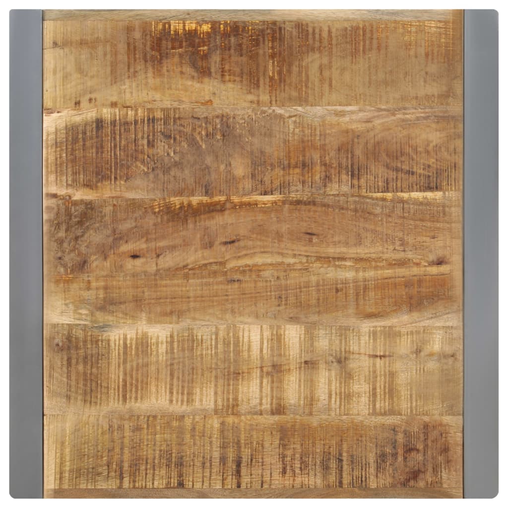 Eettafel 70x70x75 cm massief ruw mangohout is nu te koop bij PeponiXL, paradijselijk wonen!