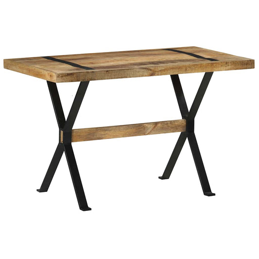 Eettafel 120x60x76 cm ruw mangohout is nu te koop bij PeponiXL, paradijselijk wonen!