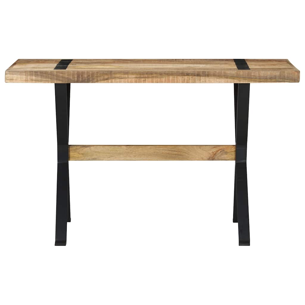 Eettafel 120x60x76 cm ruw mangohout is nu te koop bij PeponiXL, paradijselijk wonen!
