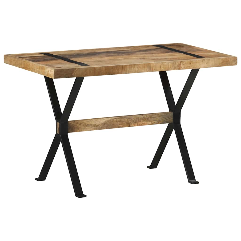 Eettafel 120x60x76 cm ruw mangohout is nu te koop bij PeponiXL, paradijselijk wonen!