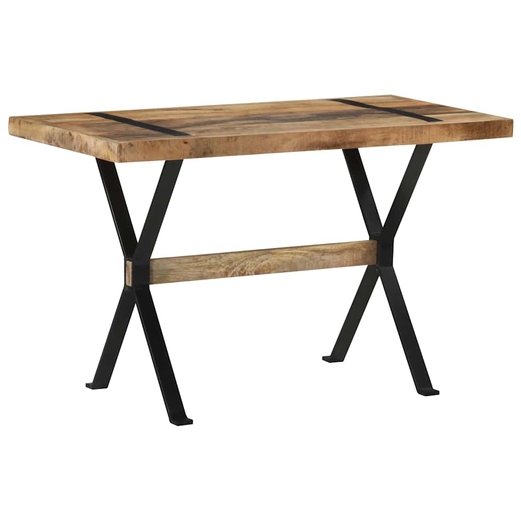 Eettafel 120x60x76 cm ruw mangohout is nu te koop bij PeponiXL, paradijselijk wonen!