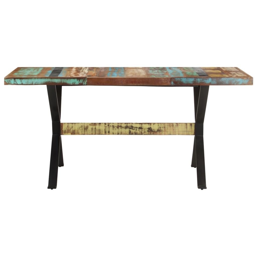 Eettafel 160x80x76 cm massief gerecycled hout is nu te koop bij PeponiXL, paradijselijk wonen!