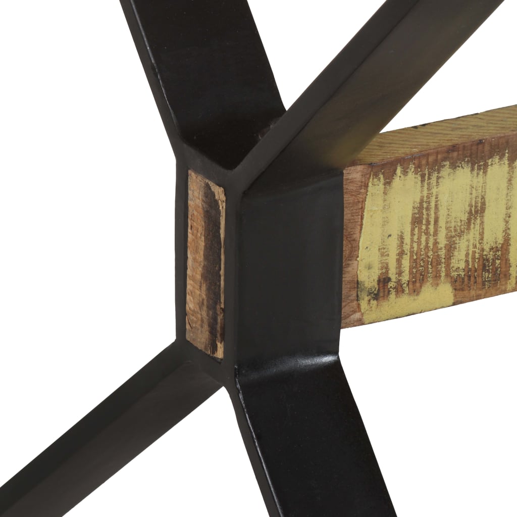 Eettafel 160x80x76 cm massief gerecycled hout is nu te koop bij PeponiXL, paradijselijk wonen!