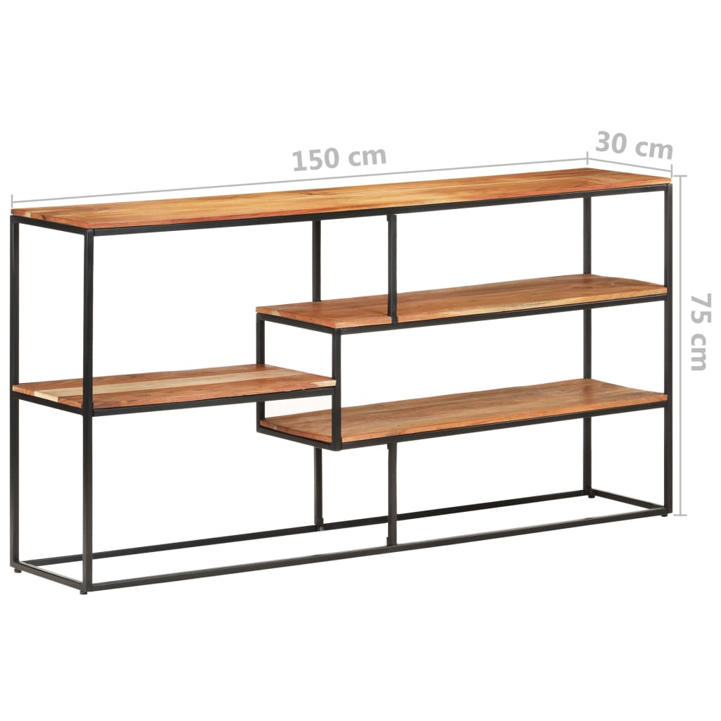 Dressoir 150x30x75 cm massief acaciahout is nu te koop bij PeponiXL, paradijselijk wonen!