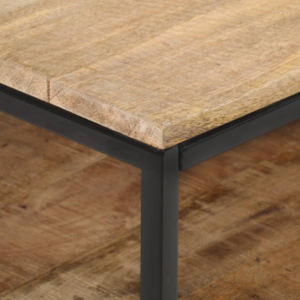 Tv-meubel 130x30x45 cm ruw mangohout is nu te koop bij PeponiXL, paradijselijk wonen!