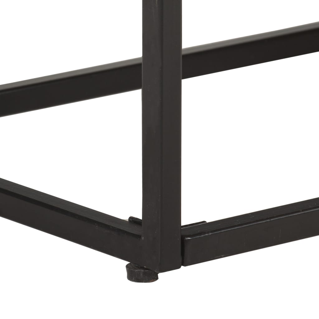 Tv-meubel 130x30x45 cm ruw mangohout is nu te koop bij PeponiXL, paradijselijk wonen!
