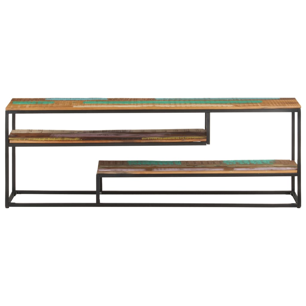 Tv-meubel 130x30x45 cm massief gerecycled hout is nu te koop bij PeponiXL, paradijselijk wonen!