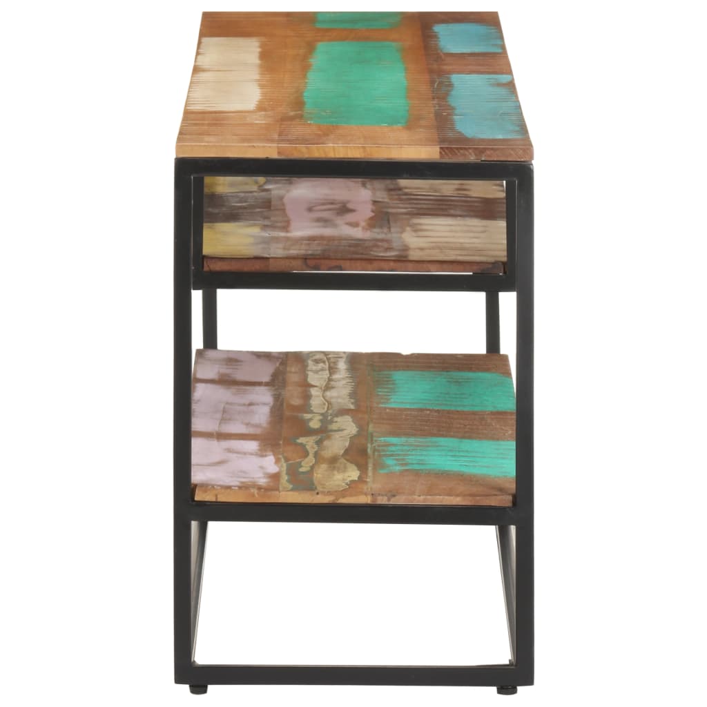 Tv-meubel 130x30x45 cm massief gerecycled hout is nu te koop bij PeponiXL, paradijselijk wonen!