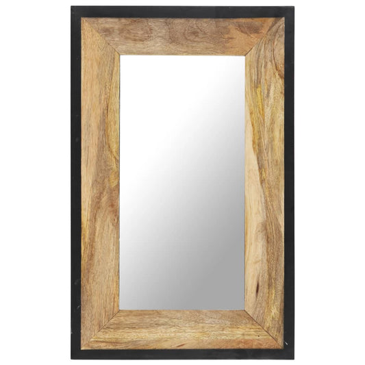 Spiegel 80x50 cm massief mangohout is nu te koop bij PeponiXL, paradijselijk wonen!