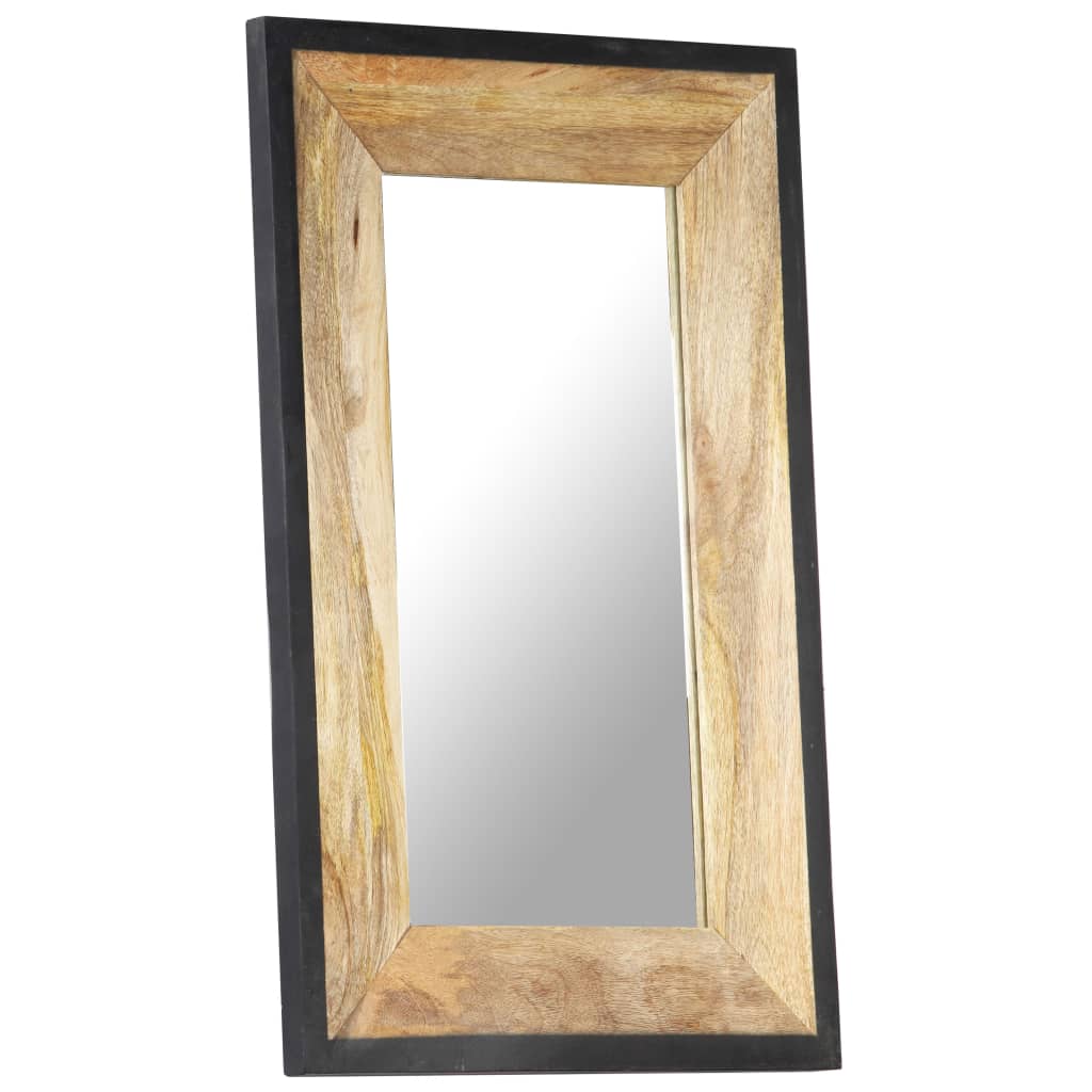 Spiegel 80x50 cm massief mangohout is nu te koop bij PeponiXL, paradijselijk wonen!