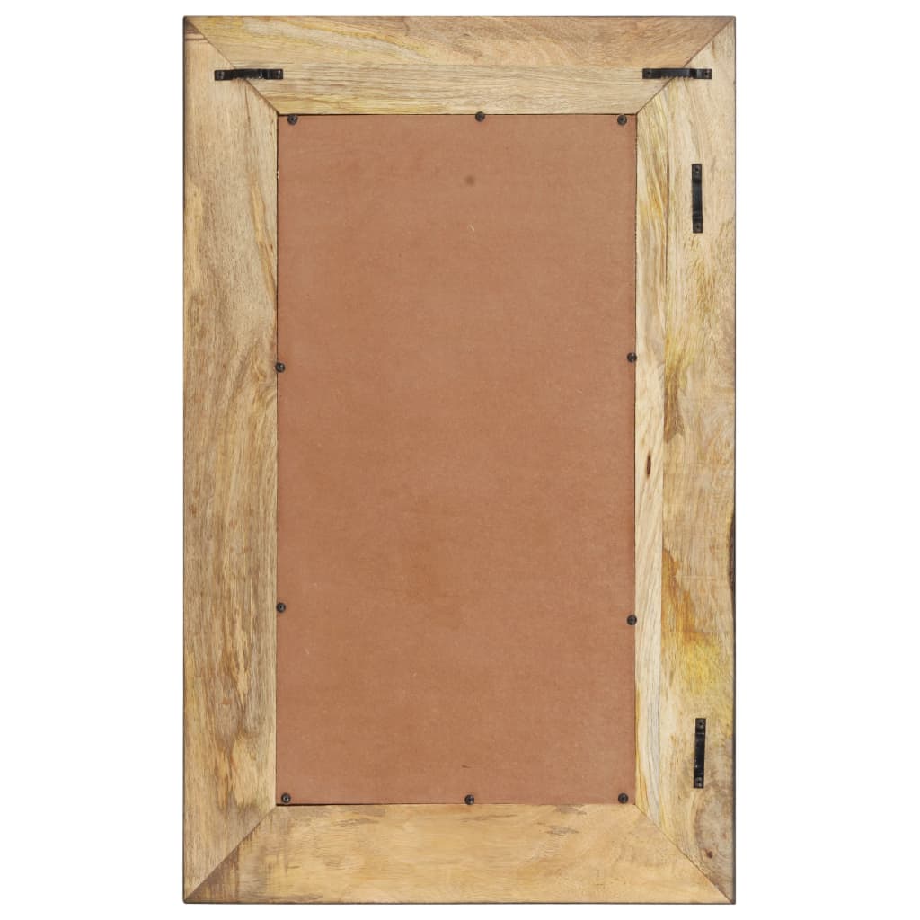Spiegel 80x50 cm massief mangohout is nu te koop bij PeponiXL, paradijselijk wonen!