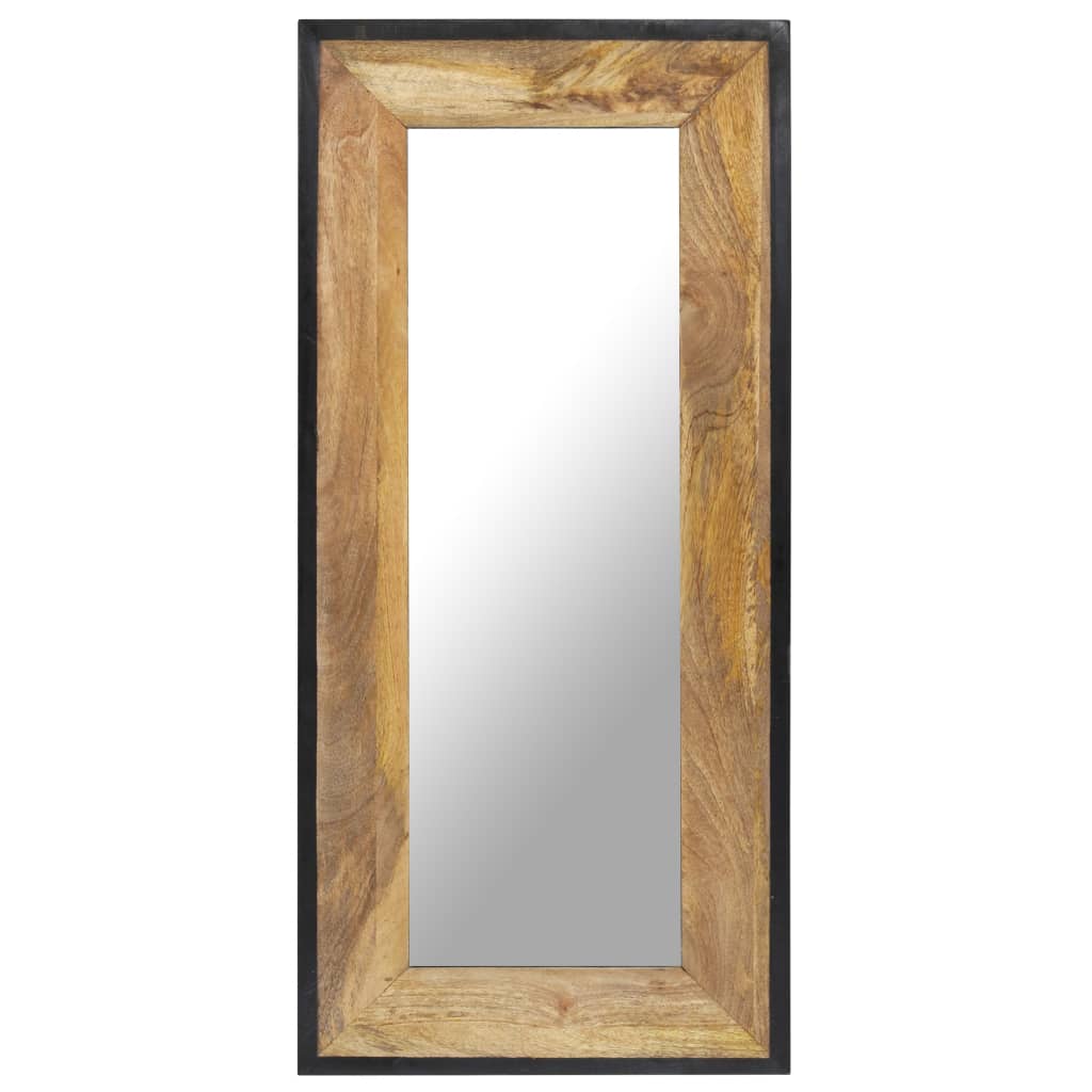 Spiegel 110x50 cm massief mangohout is nu te koop bij PeponiXL, paradijselijk wonen!