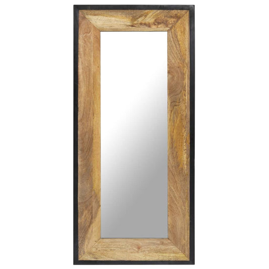 Spiegel 110x50 cm massief mangohout is nu te koop bij PeponiXL, paradijselijk wonen!