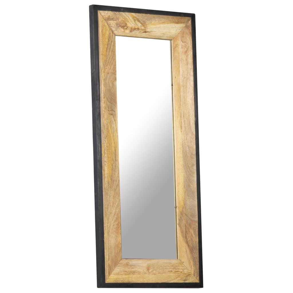 Spiegel 110x50 cm massief mangohout is nu te koop bij PeponiXL, paradijselijk wonen!