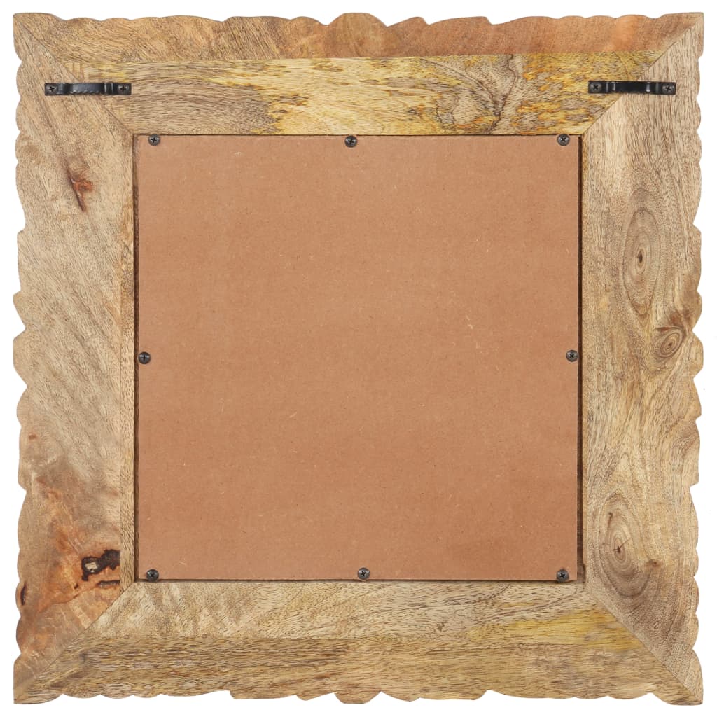 Spiegel 50x50 cm massief mangohout is nu te koop bij PeponiXL, paradijselijk wonen!
