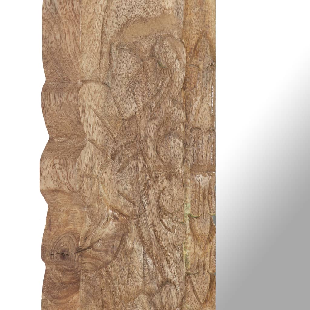 Spiegel 50x50 cm massief mangohout is nu te koop bij PeponiXL, paradijselijk wonen!