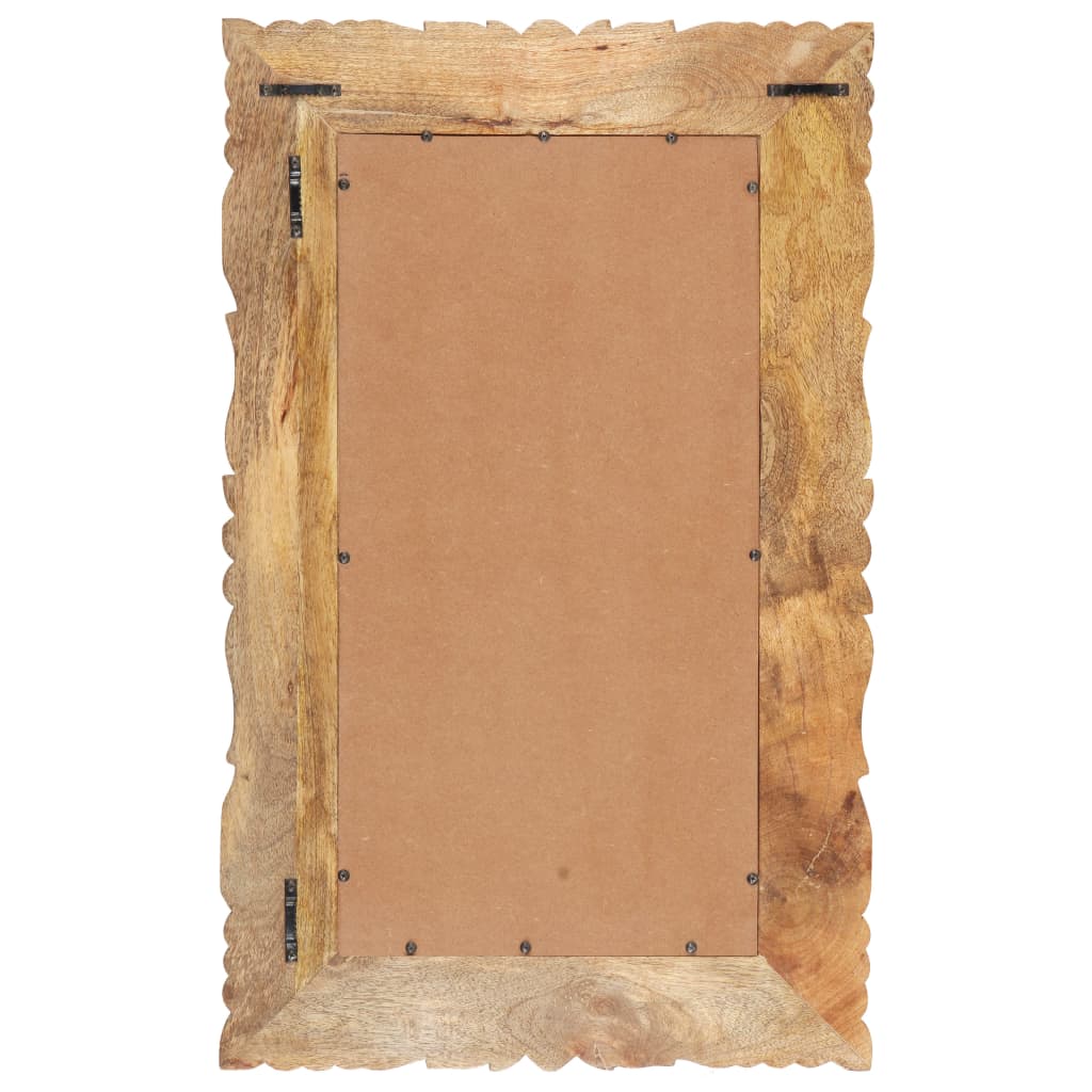 Spiegel 80x50 cm massief mangohout is nu te koop bij PeponiXL, paradijselijk wonen!