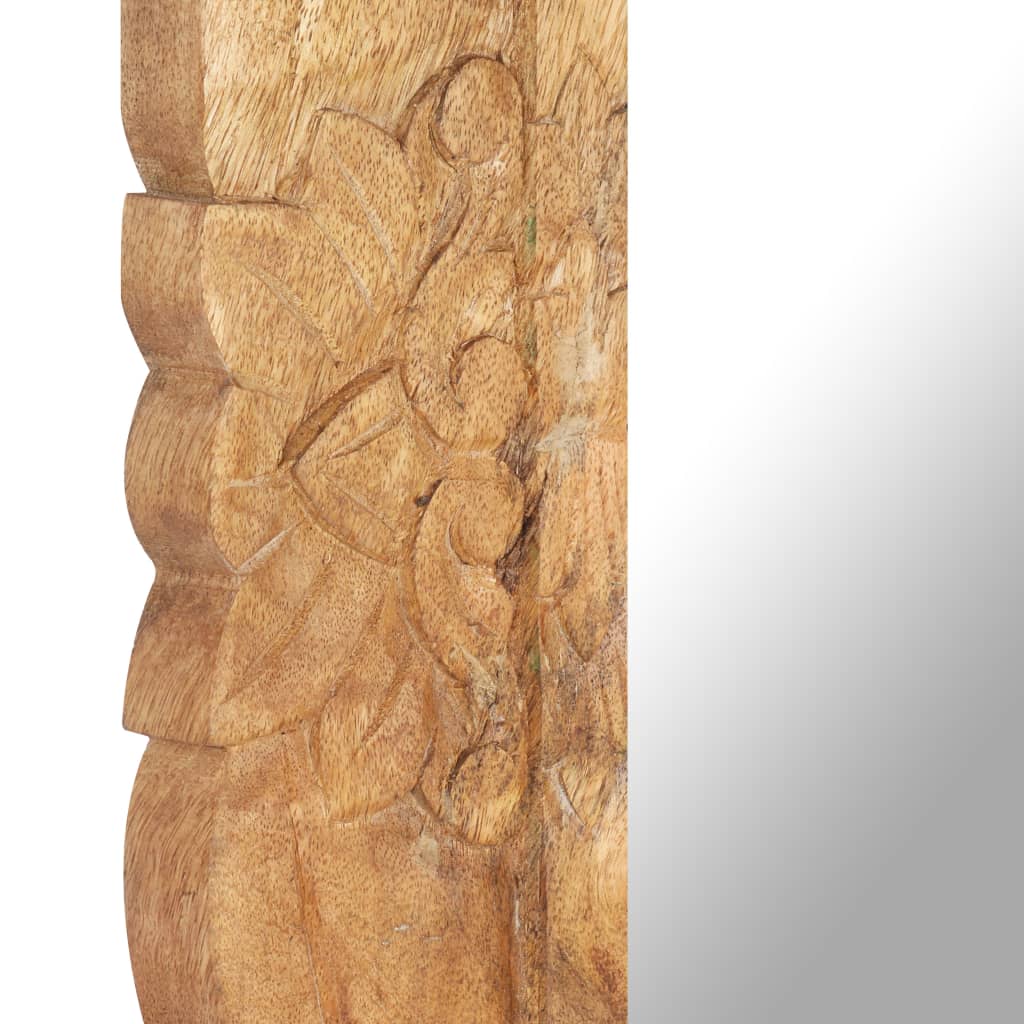 Spiegel 80x50 cm massief mangohout is nu te koop bij PeponiXL, paradijselijk wonen!