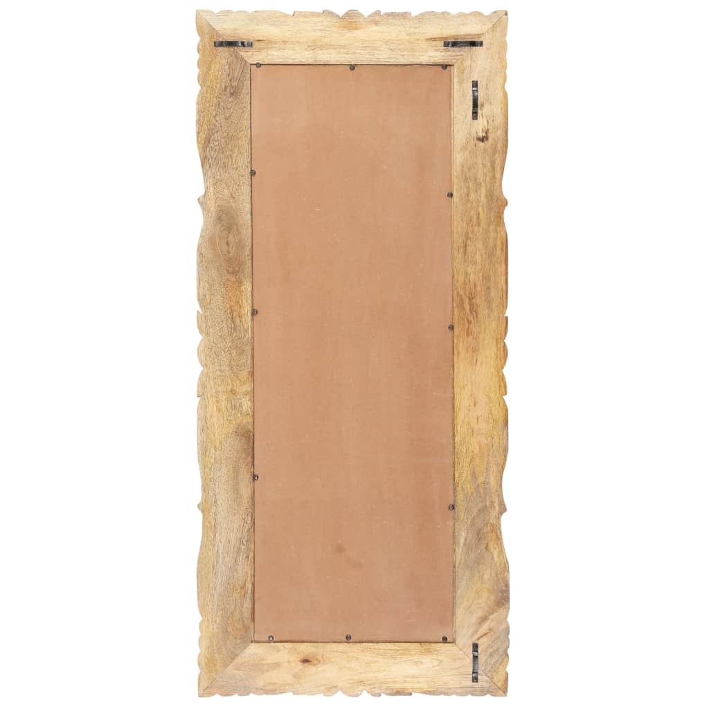 Spiegel 110x50 cm massief mangohout is nu te koop bij PeponiXL, paradijselijk wonen!