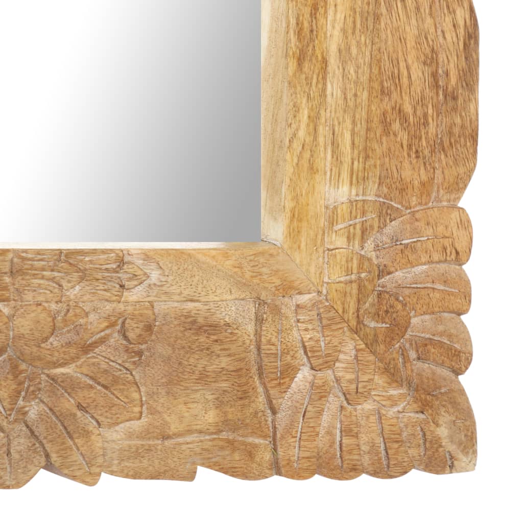 Spiegel 110x50 cm massief mangohout is nu te koop bij PeponiXL, paradijselijk wonen!