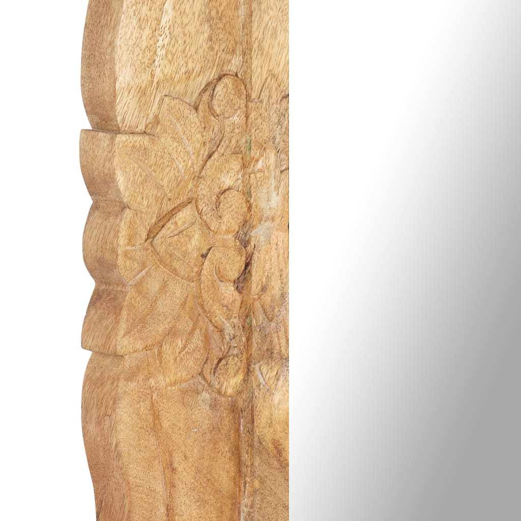 Spiegel 110x50 cm massief mangohout is nu te koop bij PeponiXL, paradijselijk wonen!