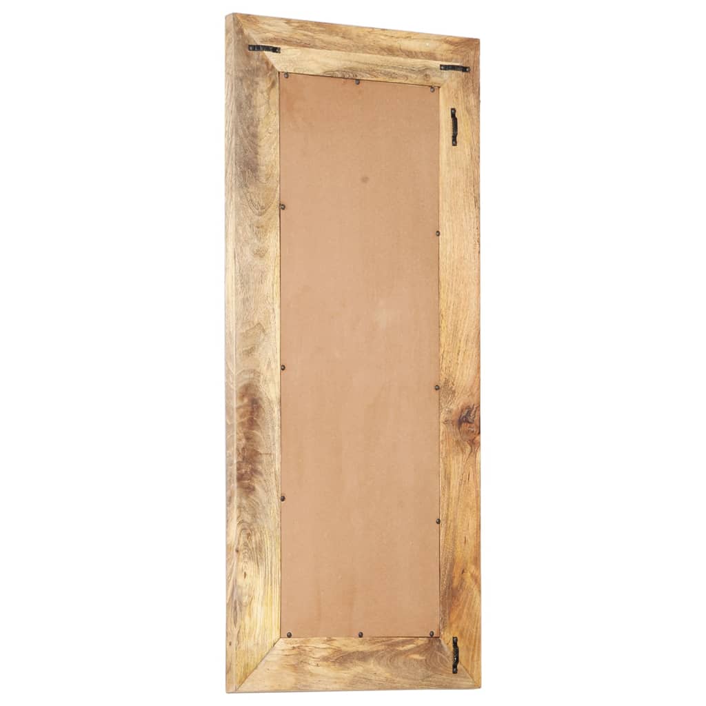 Spiegel handgesneden 110x50x2,6 cm massief mangohout is nu te koop bij PeponiXL, paradijselijk wonen!