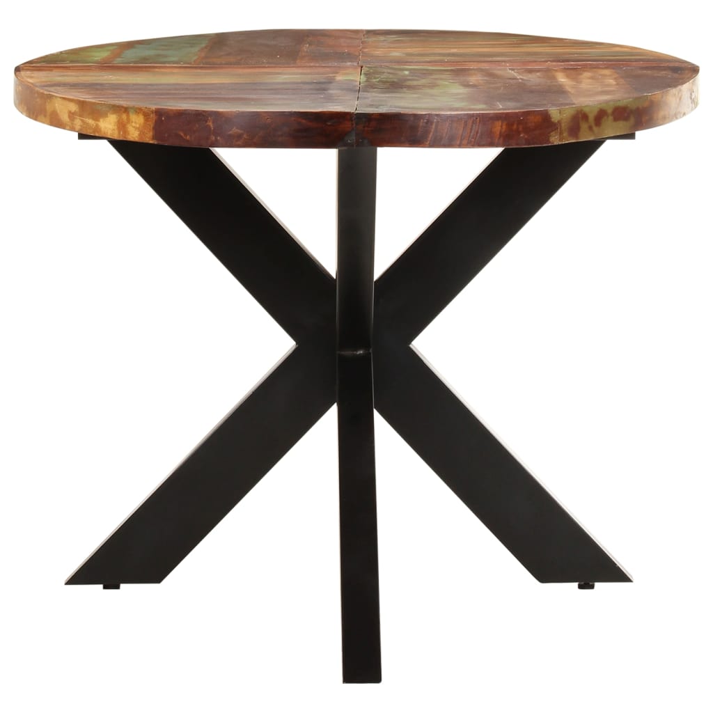 Eettafel ovaal 200x100x75 cm massief gerecycled hout is nu te koop bij PeponiXL, paradijselijk wonen!