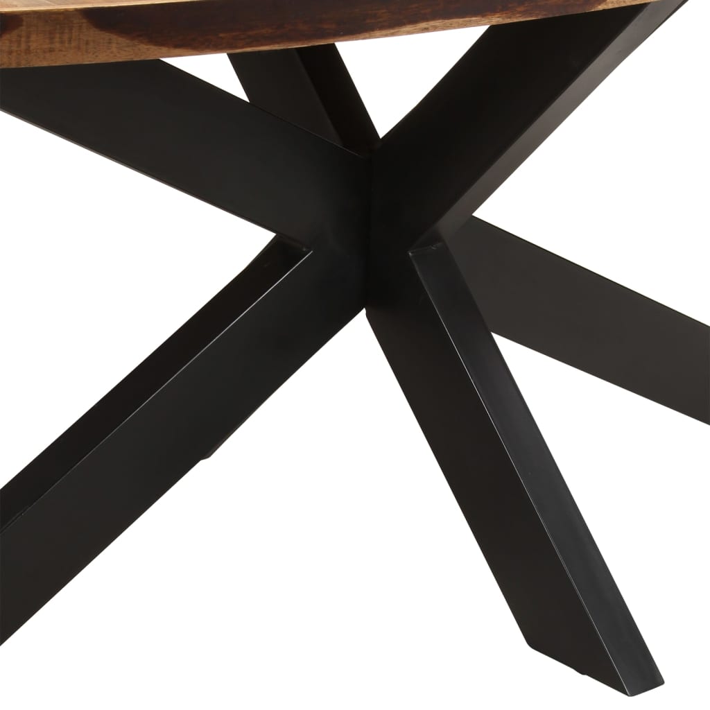 Eettafel ovaal 200x100x75 cm acaciahout met acacia afwerking is nu te koop bij PeponiXL, paradijselijk wonen!