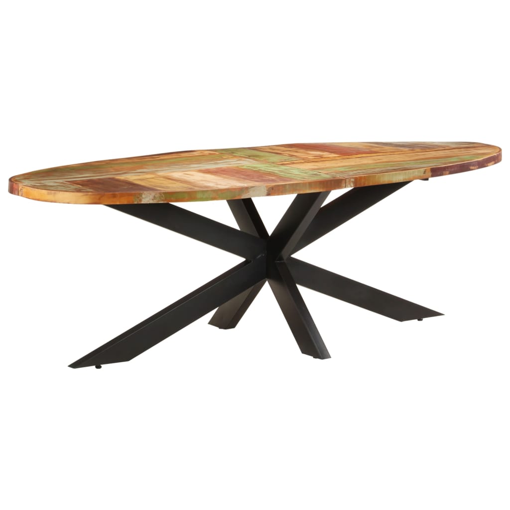Eettafel 240x100x75 cm massief gerecycled hout is nu te koop bij PeponiXL, paradijselijk wonen!
