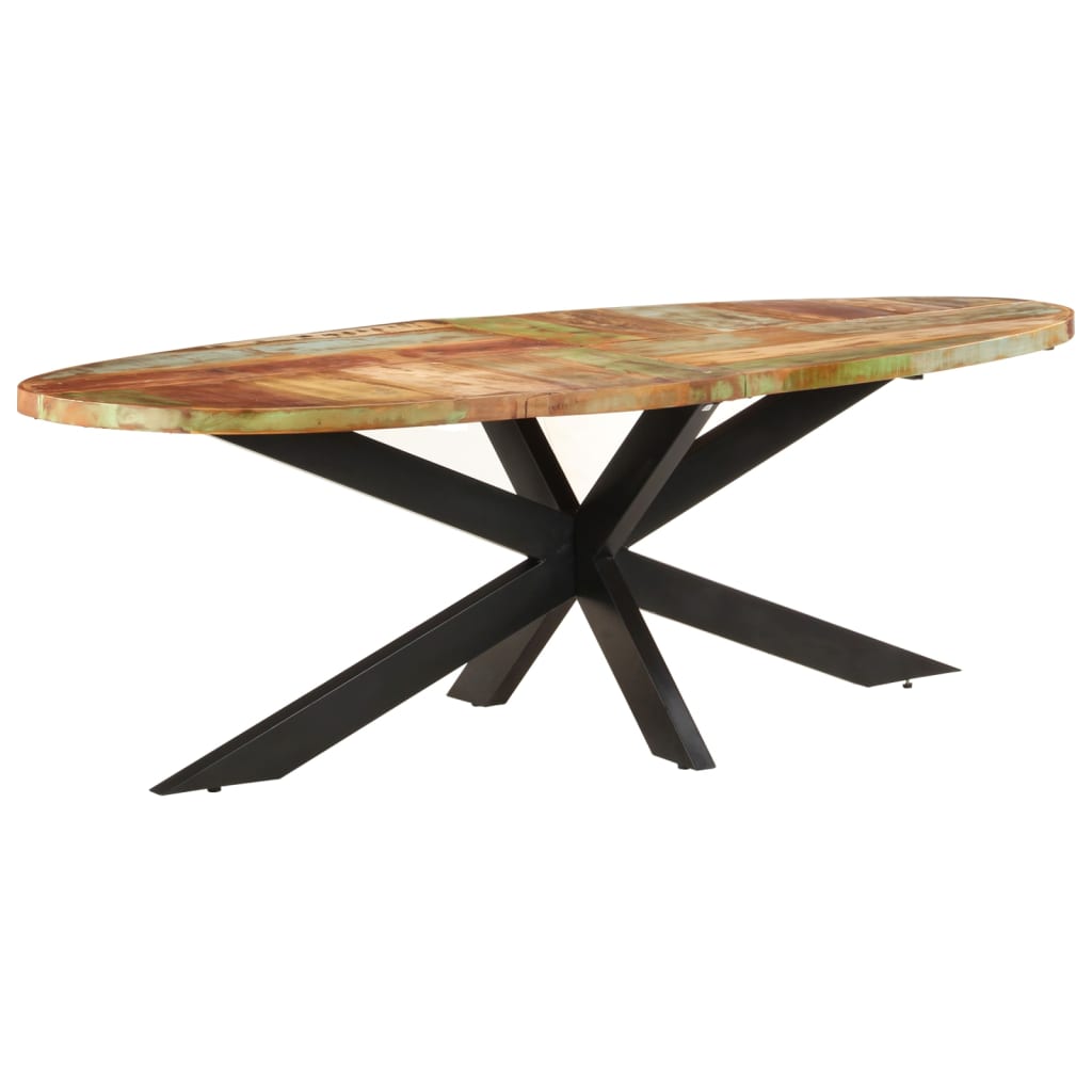 Eettafel 240x100x75 cm massief gerecycled hout is nu te koop bij PeponiXL, paradijselijk wonen!