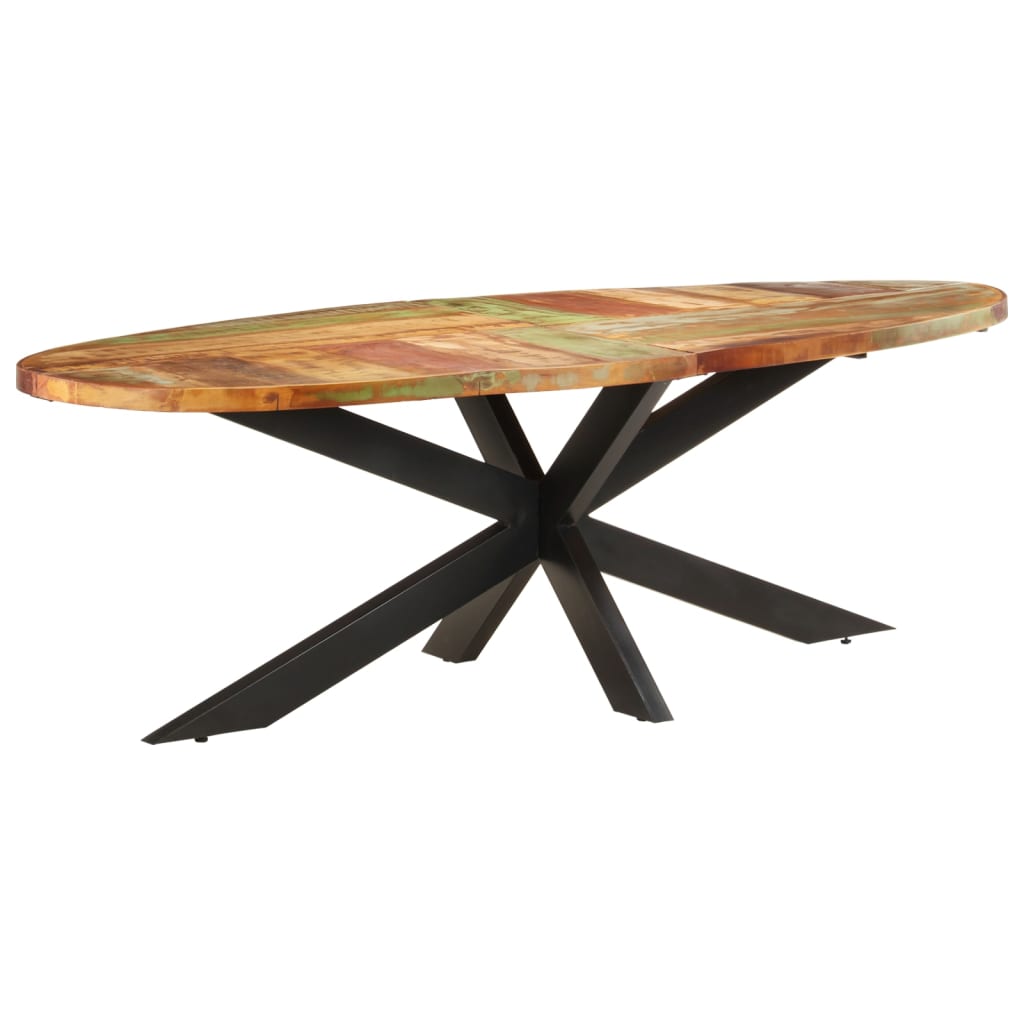 Eettafel 240x100x75 cm massief gerecycled hout is nu te koop bij PeponiXL, paradijselijk wonen!